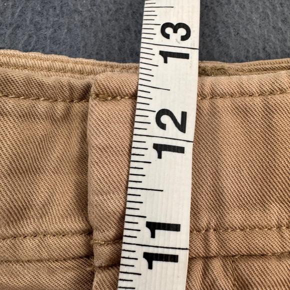 Everlane Wide Leg Pleated Pants Women 2S Khaki Tan High Rise Tencel Cotton Twill - Picture 7 of 8